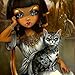 Produktbild DIY 5D Diamond Painting, Crystal Rhinestone Diamond Embroidery Paintings Pictures Arts Craft for Home Decoration Blue Eyes White Dress Black Cat Girl 11.8 X 15.7 Inch
