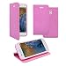 Produktbild Nokia 3 Glitzer-Light Pink Design PU Leder Book Case Flip Tasche Cover