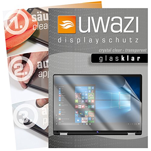 Preisvergleich Produktbild Medion Akoya E3216 Schutzfolie 3x uwazi glas-klare Displayschutzfolie Folie