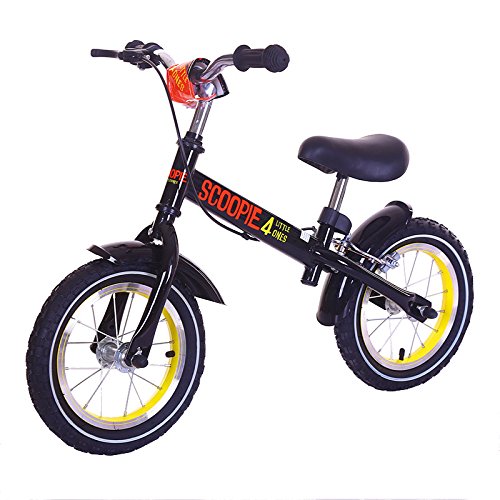 Preisvergleich Produktbild Baby-Plus Scoopie 4 Little Ones Laufrad 2016 schwarz / gelb