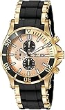 Invicta 1478 Sea Spider Herren Uhr Edelstahl Quarz goldenen Zifferblat