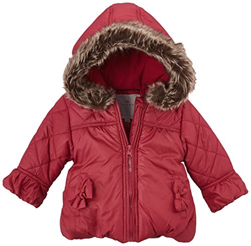 Floriane Baby Girls 0-24m Manteau Violet Long Sleeve Coat Coat, Purple, 3-6 Months (Manufacturer Size: 6 Months)