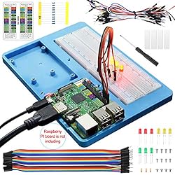 14 en 1 Protoboard con Soporte RAB para Arduino UNO R3, Mega 2560 y Raspberry Pi 3 2 1 Model B+ RPI Zero W y Zero (UA032)