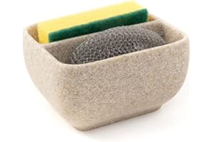 ROCKING GIFTS Estropajero Doble Arena con estropajos