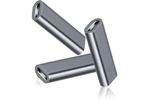 BASESAILOR USB C Female Coupler Adapter 3Pack,Type C 3.1 Coupler 100W PD 10Gbps Double USBC Connector Extender with 4K/8K Video for Thunderbolt 4 3,iPad,MacBook,USB C Devices,iPhone