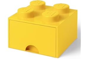 Room Copenhagen-LEGO Ladrillo 4 pomos, 1 cajón, caja de almacenaje apilable, 4,7 l 40051732