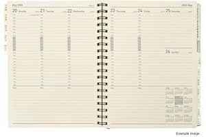 Collins Elite 2025 Diary for Business - Manager Week to View Planner - Diary Refill - (1190R-25) - Premium Professional Organiser Refill with Luxury Paper