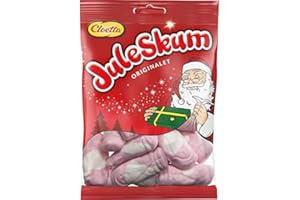 Cloetta Juleskum 100g - Scandinavian Vanilla & Strawberry Santa Claus Marshmallows