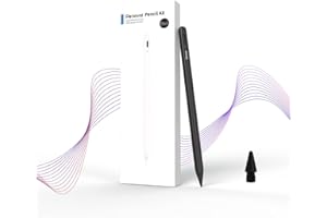 Penoval Stylus Pen for iPad Pencil Active Stylus Pens Palm Rejection Drawing Pen Magnetic Digital Pen, Compatible with iPad Pro 11/12.9, iPad Air 5, iPad After 2018, AX Black