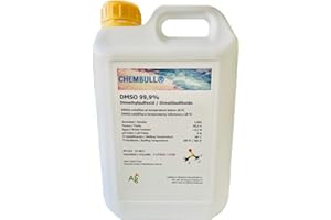AGROBULL PRODUCTS FOR NATURE DMSO 99,9%, 5 Litros, dimetilsulfóxido 5l en Botella HDPE | CHEMBULL |