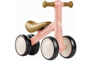 FabricBike Walker - Baby Balance Bike 1 Year Old, Toddler Bike for 10-24 Months, Baby Walker No Pedals, Ride On Toys for Boys & Girls, Balance Bike with 4 Wheels.