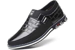 ASIFN Elegante Scarpe per Uniforme Uomo Basse Mocassini Stringate Eleganti Oxford Casual Classiche Slip on Comode Lacci Loafer Antiscivolo Classic