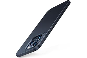 TORRAS Master of Thinness for iPhone 14 Pro Case [with 2 Protective Glass] All-Round Protection Excellent Velvet Grip Mobile Phone Case iPhone 14 Pro Case Protective Slim Black