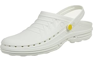 WOCK Clog con Cinturino e Steri-Tech Soletta, Zoccoli Lavoro Sanitario Donna e Uomo - Sterilizzabile, Antistatico, Traspirante e Antiscivolo