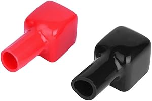 SUUONEE uuonee os?ona zacisku akumulatora, 2 szt.Samoch¨®d czerwony i czarny g¨®rny s?upek izolator zacisku akumulatora obejmuje ochraniacz
