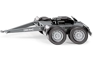 siku 2887, Dolly SIGA Duo, 1:32, Métal/plastique, Noir, Compatible avec les tracteurs SIKU