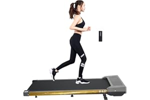 COZYBRITE Under Desk Treadmill with Incline App Remote Control Bluetooth Speaker Spacious Walking Running Pad Machine 1-12km/h Adjustable Speeds LED Display for Home or Office