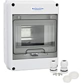 MOLLOM 5-Way Automatic Switch Distribution Box for MCB | DIN rail, IP65 waterproof, indoor and outdoor