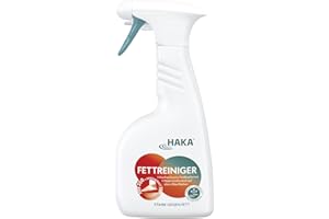 ‎HAKA HAKA Fettreiniger Spray, 500 ml, Fettlöser für Küche, gegen Eingebranntes & Fett, ideal für Grill, Backofen & Dunstabzugshaube, vegan, materialschonend, ohne aggressive Chemie