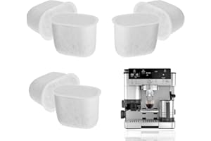 CDDCWZ Insertos de filtro de agua para accesorios Ninja Luxe Cafe– 6 piezas, filtros de carbón para máquinas de espresso y cafeteras