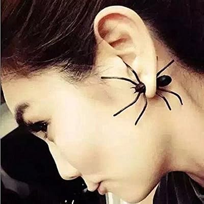 ILOVEDIY Boucles d'oreilles Fantaisie Araignée Costum Halloween Déguisement Femme Fille (1Paire)