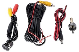 Angkoole Telecamera di Backup di Retrovisione, Universal Car Parking Vehicle Backup Camera Chip CCD con Impermeabile Night Vison Con Video Cavo e Cavo di Alimentazione