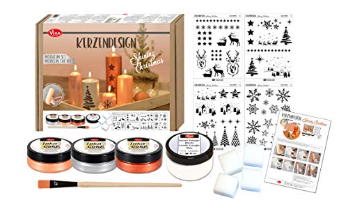 Viva Decor GmbH - Juego de Velas (tamaño Grande), Multicolor