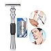 Produktbild Doppeltes Kanten-Sicherheits-Rasiermesser, klassisches Mann-Sicherheits-Rasiermesser-freundliches männliches grooming Bestes Rasiererlebnis für Männer (# 5(Black Razor + Klinge))