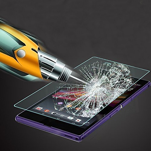 BORIYUAN 1X Echt Glas Displayschutzfolie 9H 0.26mm Panzerglas Folie für Sony Xperia Z Ultra 1er Pack - 4