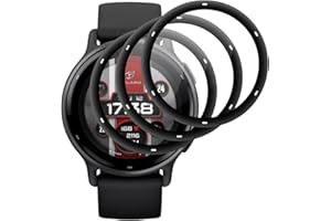 Beukei Panzer Schutz Glas für Garmin Vivoactive 5, 3 Stück Sicherheitsglas[Anti-Kratzen][Sans Bulless][9H Härte] Film