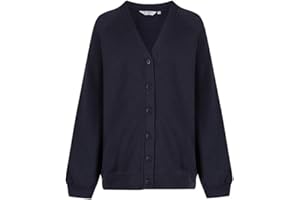 Trutex Unisex Sweatshirt Cardigan for School Uniform, Long Sleeve, Button Down