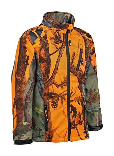 Percussion Blouson De Chasse Softshell Ghostcamo Enfant