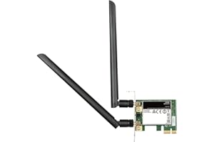 D-Link DWA-582 Adaptateur PCI Wi-Fi AC1200 Double Bande PCI Express - Idéal pour PC de Bureau
