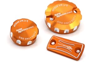 crazy sport Copertura del serbatoio del liquido della frizione del freno anteriore posteriore per 1290 SUPER Adventure S/T/R 16-20 ADV tappo olio moto (non adatto 2021) (1290 SUPER Adventure)