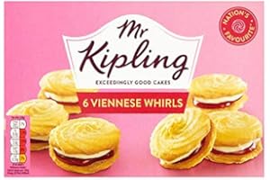 Mr Kipling 6 Viennese whirls Bundle of 3 Full Packs