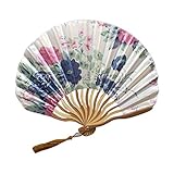 Der Fächer ist leicht und super verarbeitet und passt in fast jeder Handtasche.Man kan den Fächer einfach mitnehmen.Damen oder Freundin bei Party,Hochzeit,Banquett.