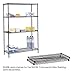 Produktbild Safco 1219 x 457 mm Wire Verkaufsregale - schwarz (2-er Set)