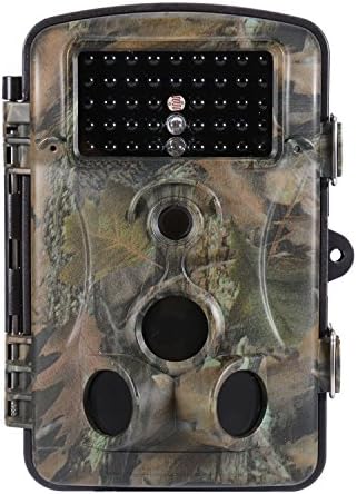 Trail Camera, 12M 1080P HD Wild Camera with 120 ° Wide Angle Lens Detection, Night Version up to 20M / 65FT, IP 66 Waterproof, Hunting Camera Test with 1080P Camera with Water Protected Design, - Topgio