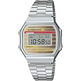 Casio A168WEHA-9ADF Wristwatch, Grey, Standard