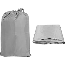 Housse De Protection Pour Spa/jacuzzi Carré 220x220x30cm - Tissu Enduit Argenté Imperméable - Avec Cordon De Serrage