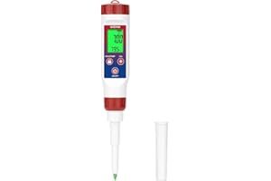 GIDIGI Smart pH Meter for Food, Digital Food pH Tester, Accurate Fermenting pH Test Kits with ATC, Canning pH Test Pen, Spear pH Probe for Bread Cheese Sushi Sauce Meat goat milk hot sauce pickles