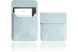 TiMOVO Funda de 7 Pulgadas, Compatible con eBook (10. Gen. 2019/9. Gen. 2017) y Dispositivos Kobo, Funda Protectora para eReader, Azul Claro