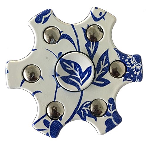 St.Mandyur Blue and White Porcelain Fidget Hand Spinner Relieve Stress and Anxiety High Speed EDC Focus Toy St.Mandyur Blue and White Porcelain Fidget Hand Spinner Relieve Stress and Anxiety High Speed EDC Focus Toy