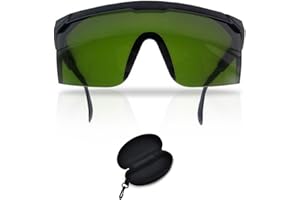 ShiningUU IPL Laser Safety Glasses 190-2000nm Laser Eye Protection for Hair Removal & Red Light Therapy | Professional Sunbed Goggles for Beauty Clinics & Home Use