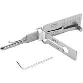 Kw5 Master Iron Lock and Key Decoder Professional Locksmith Tool and Car Key Reader 2 in 1
