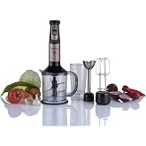 arnica GH21593 Diva Trend El Blender Seti, 1200 W, Paslanmaz &Ccedil;elik Bı&ccedil;ak, 1.2 L Hazne, Rose