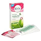Veet Wax Strips Naturals for Normal Skin - Pack of 40