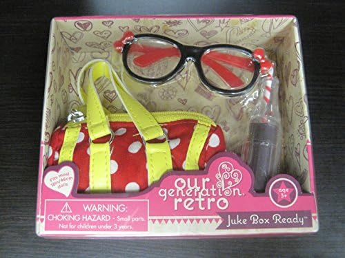 Maison Joseph Battat Our Generation Retro Juke Box Ready Accessories For 18" Dolls