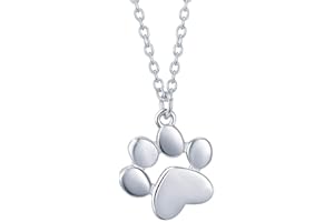 SIMPLOVE 925 Sterling Silver Dog Cat Paw Imprimer Stud boucles d'oreilles pour femmes adolescentes, animal mignon empreinte de pas boucles d'oreilles bijoux cadeau