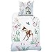 Produktbild Disney 045060 Bambi Clairiere Bettwäsche für Kinder Baumwolle weiß 200 x 140 cm